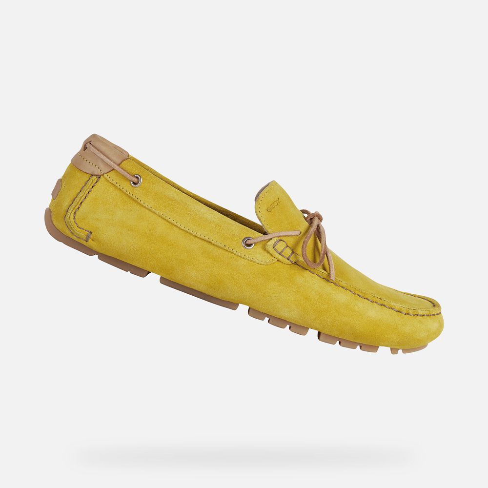 Geox Loafers Yellow Melbourne - Geox Mens Shoes - JXCGWR865